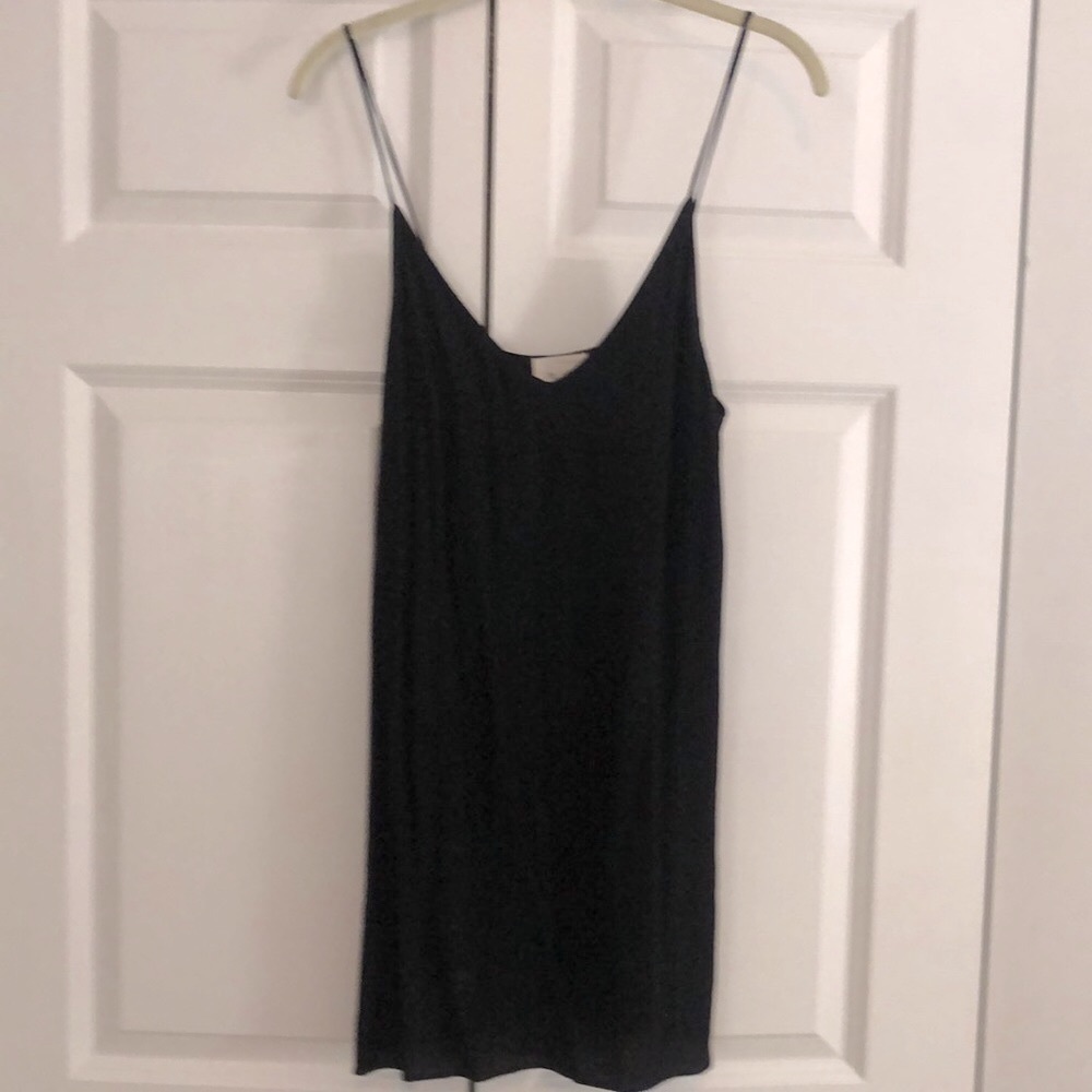 Aritzia Wilfred Free Black Mini Dress